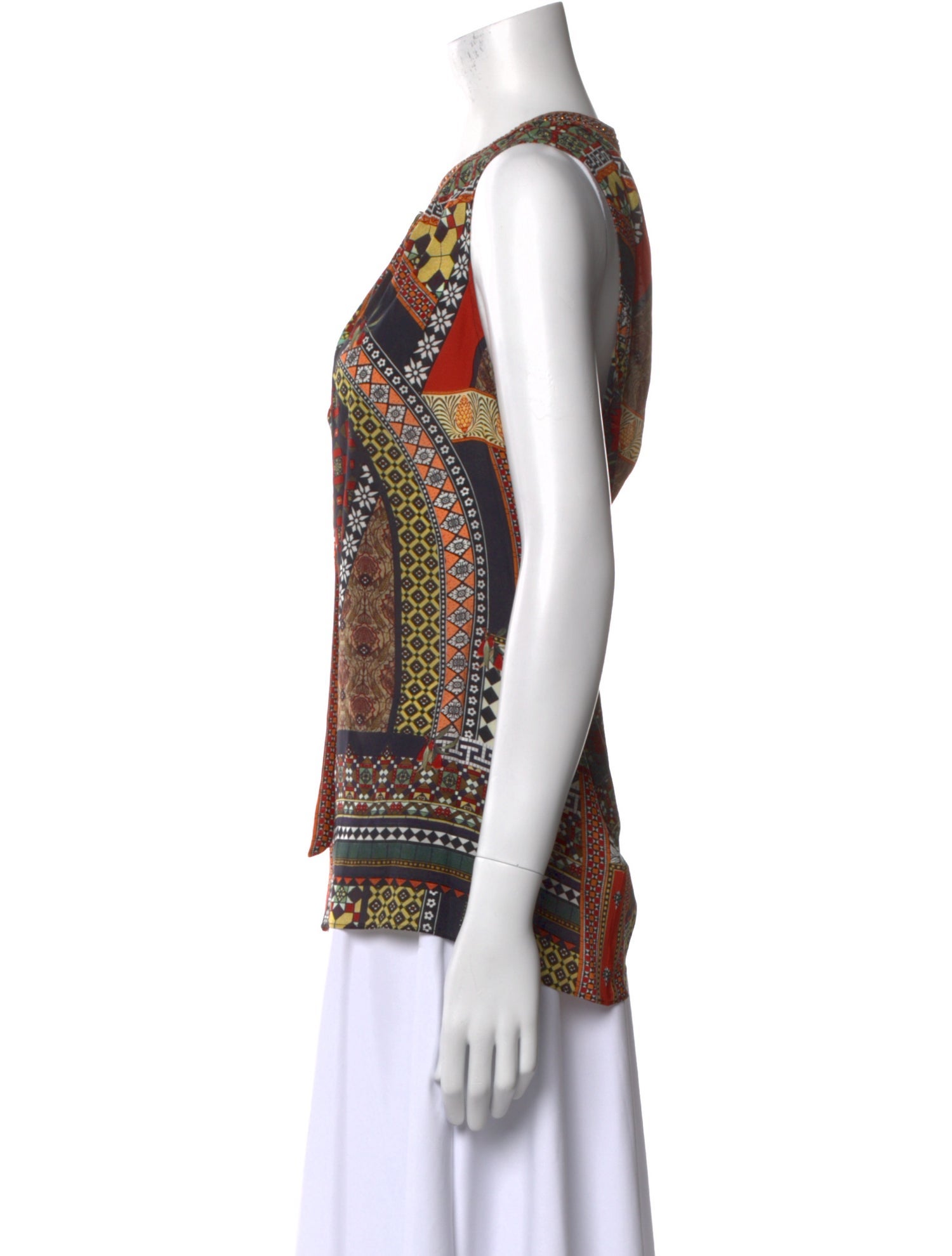 Camilla Silk Printed Blouse