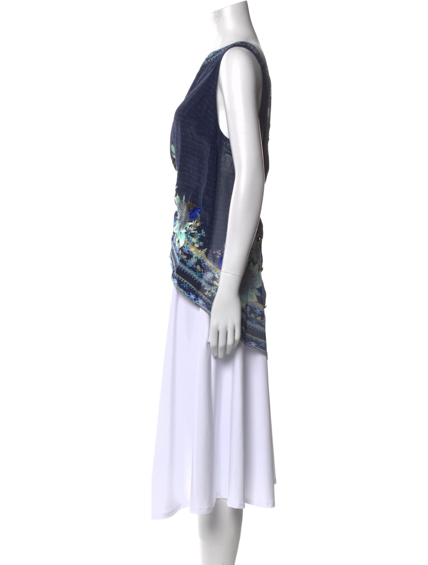 Camilla Silk Printed Tunic