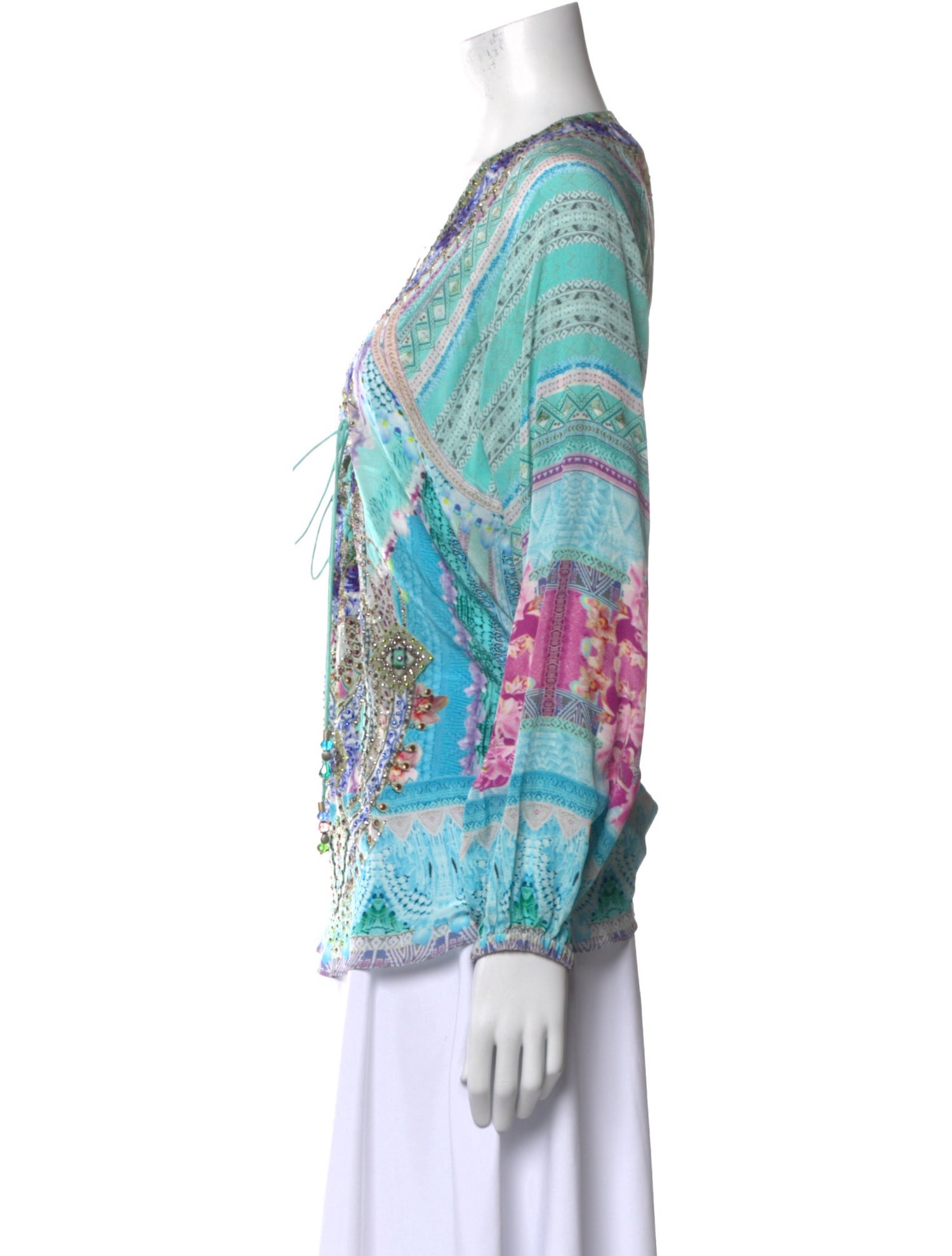 Camilla Silk Printed Blouse