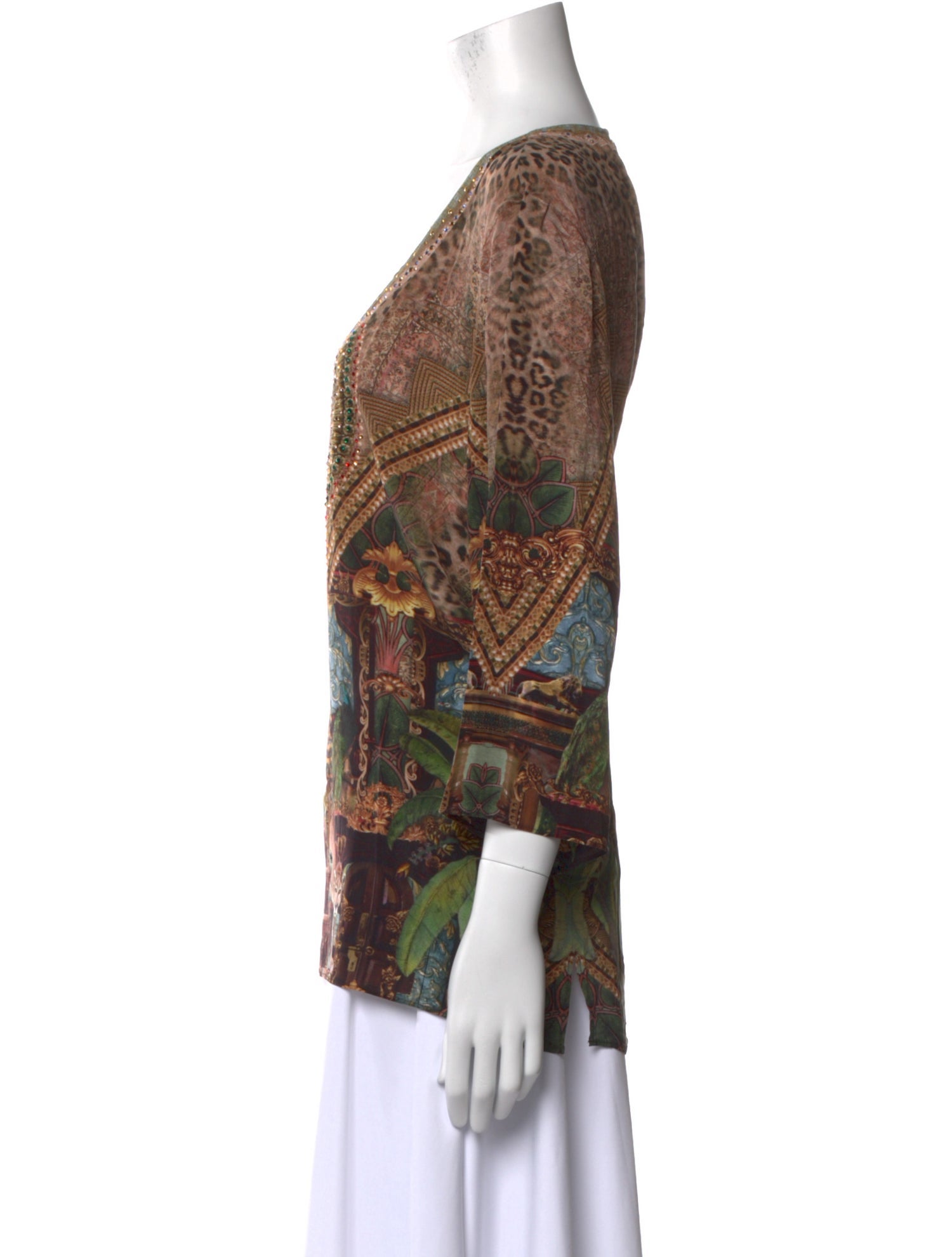 Camilla Silk Printed Blouse