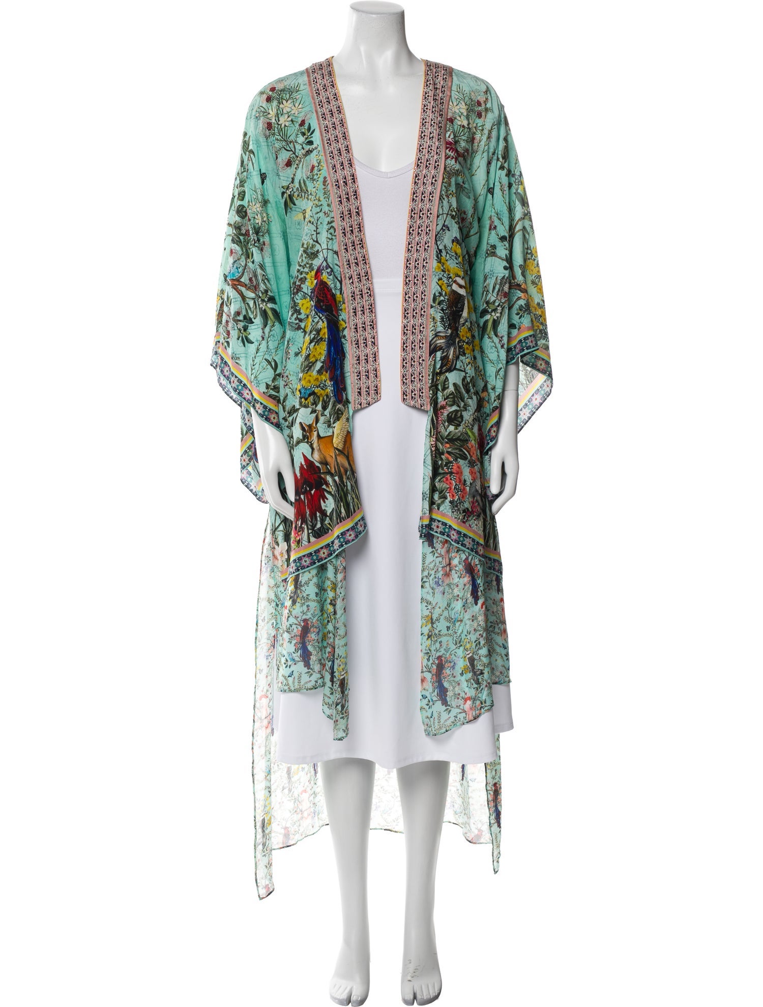 Camilla Silk Printed Robe