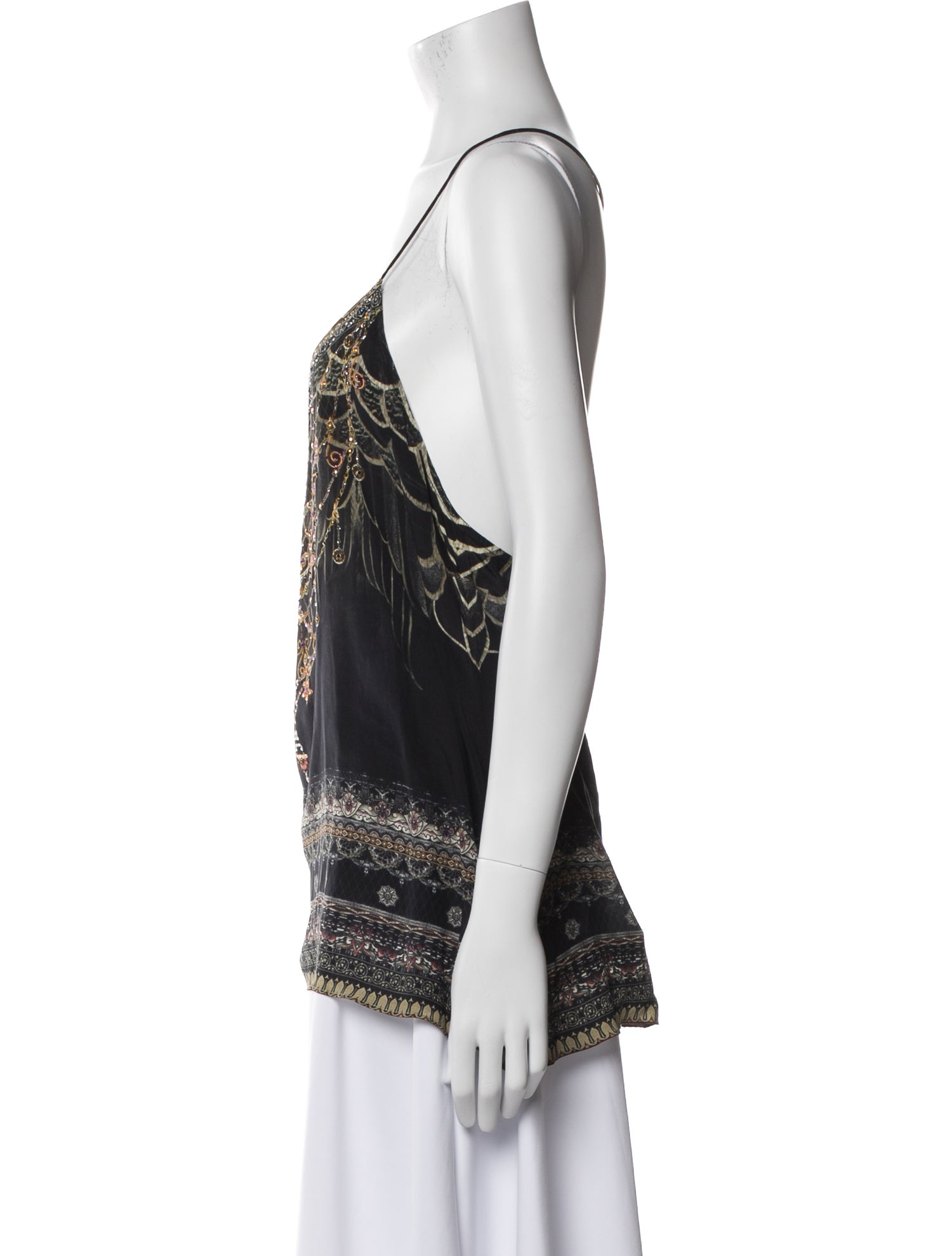 Camilla Silk Printed Top