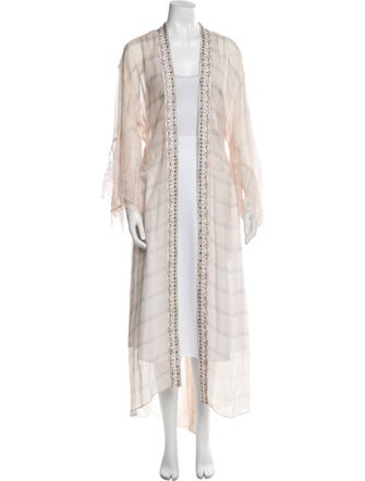 Camilla Silk Striped Robe