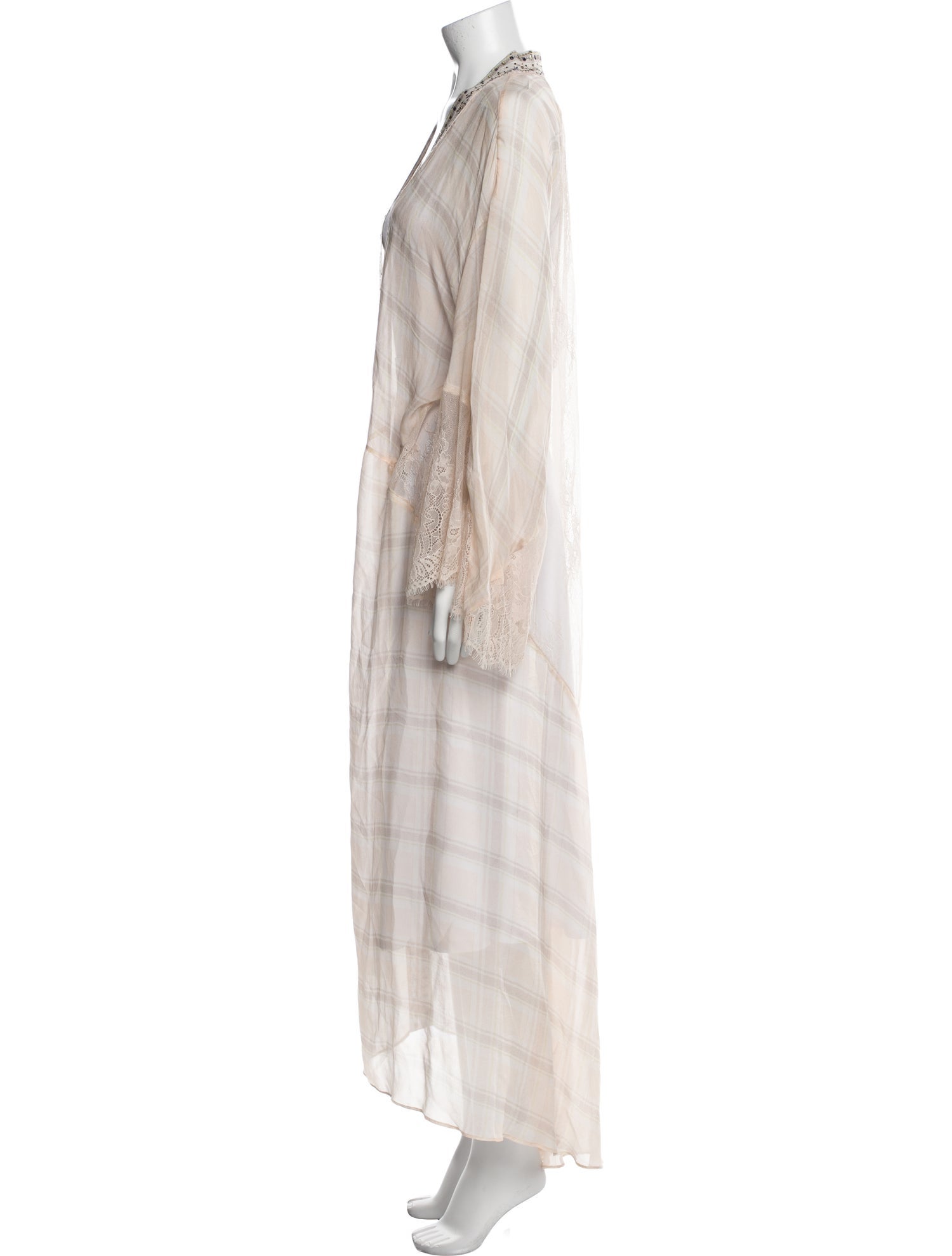 Camilla Silk Striped Robe