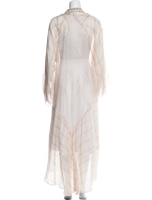 Camilla Silk Striped Robe