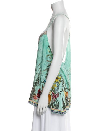 Camilla Silk Printed Top
