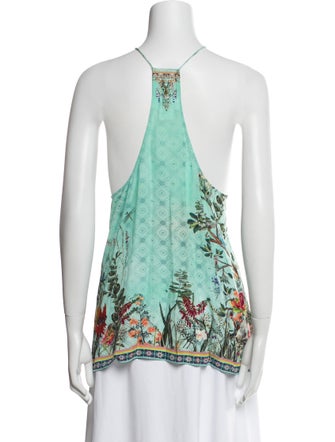Camilla Silk Printed Top