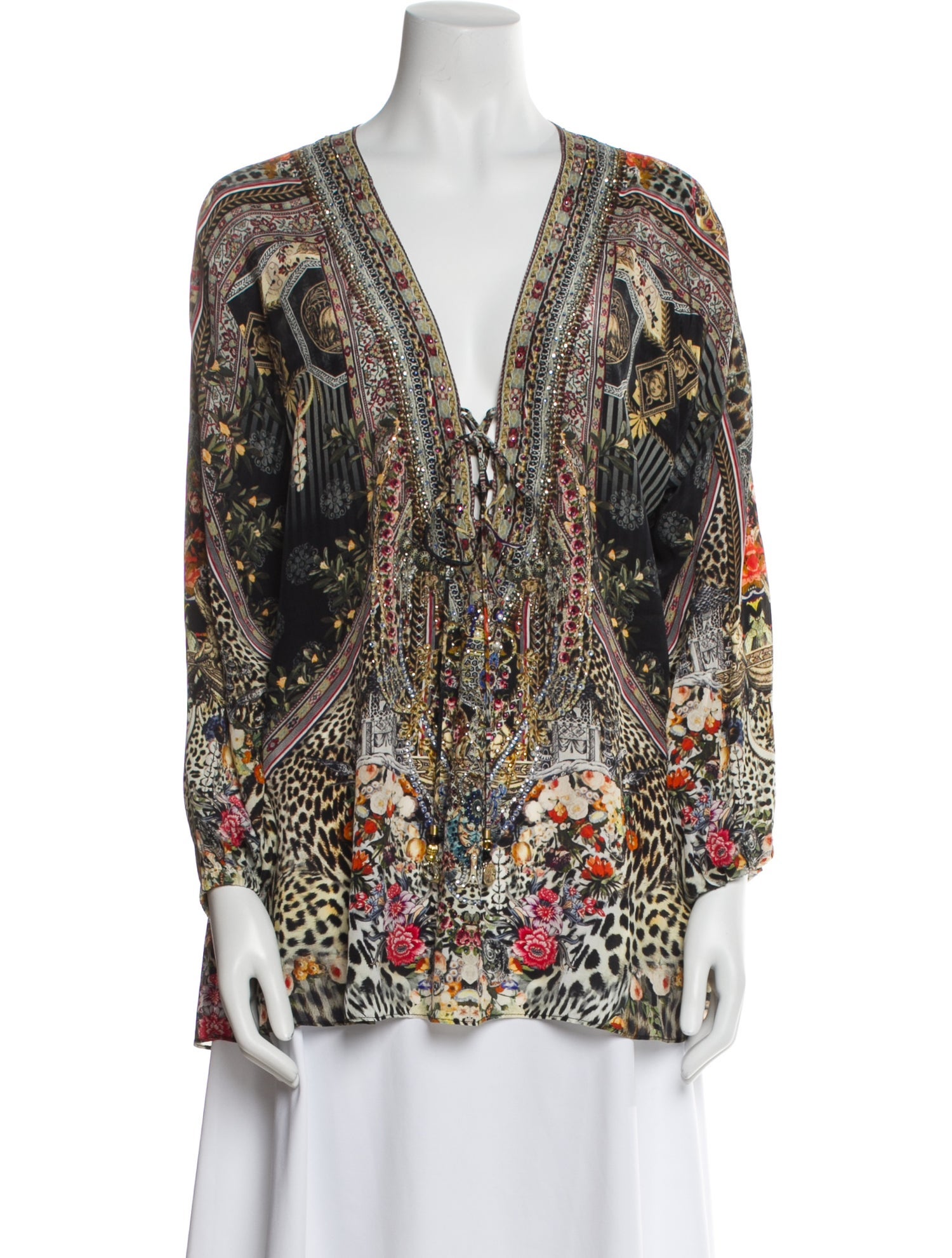 Camilla Silk Printed Tunic