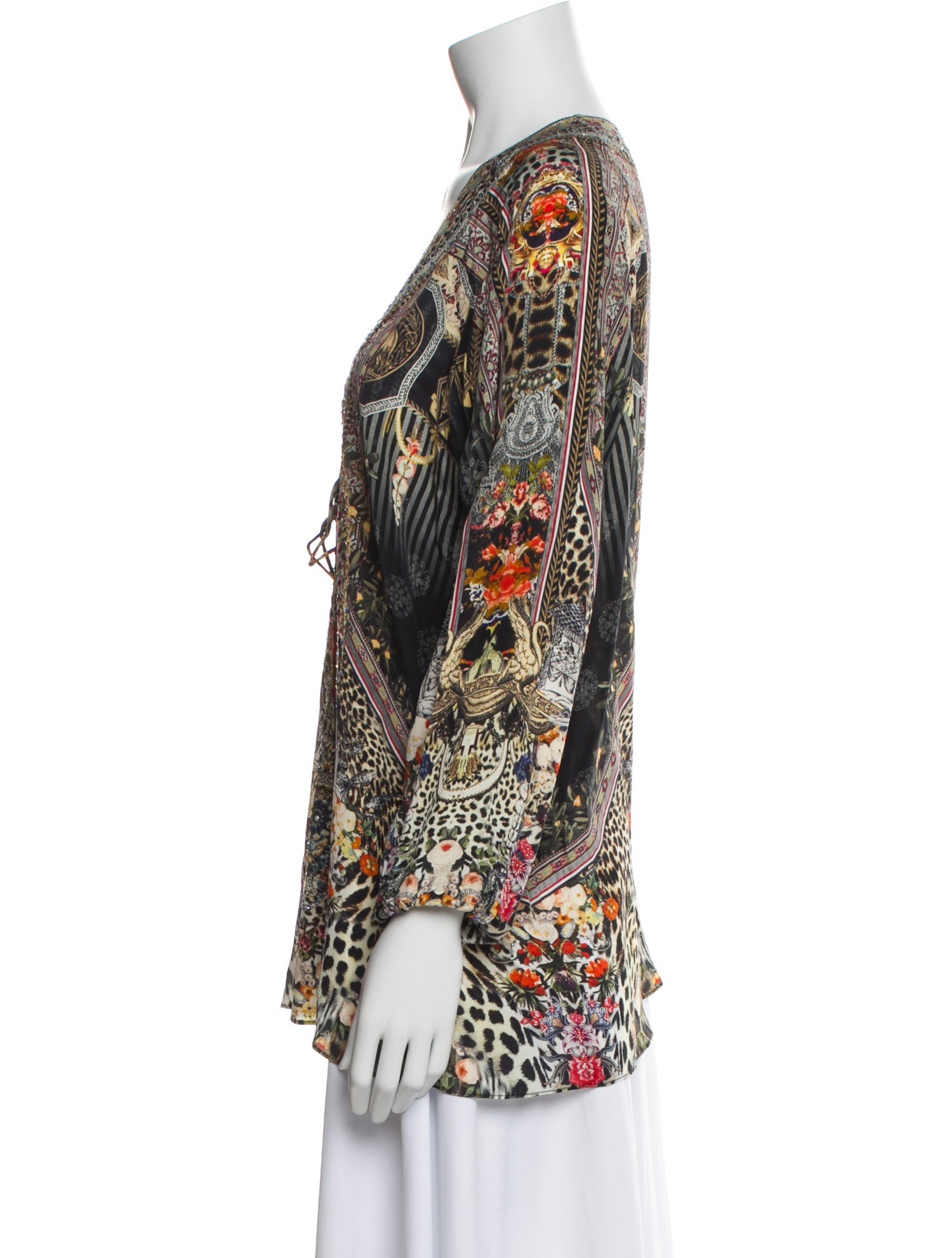 Camilla Silk Printed Tunic