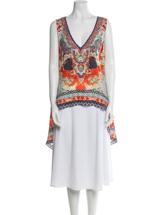 Camilla Silk Printed Tunic
