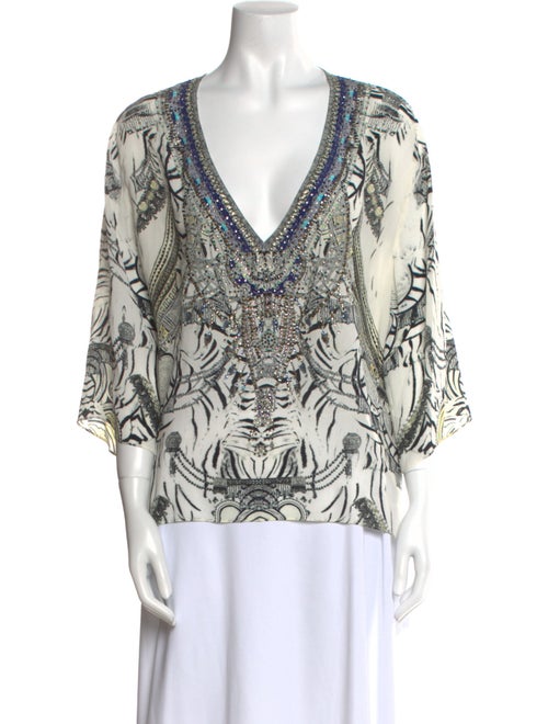 Camilla Silk Printed Blouse