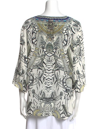 Camilla Silk Printed Blouse