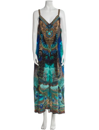 Camilla Silk Long Dress