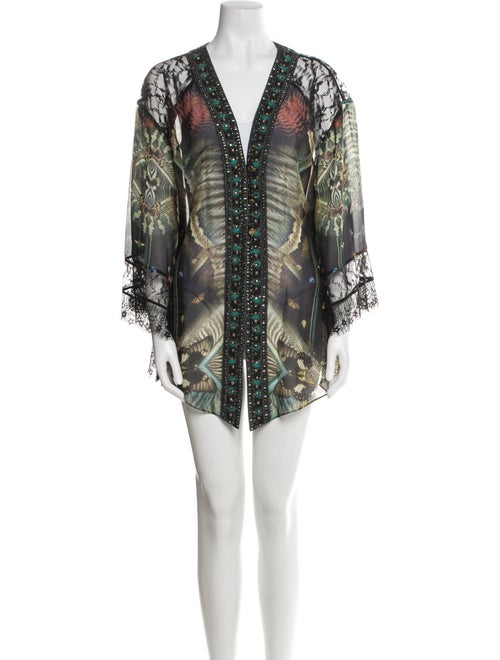 Camilla Silk Printed Robe