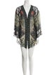 Camilla Silk Printed Robe