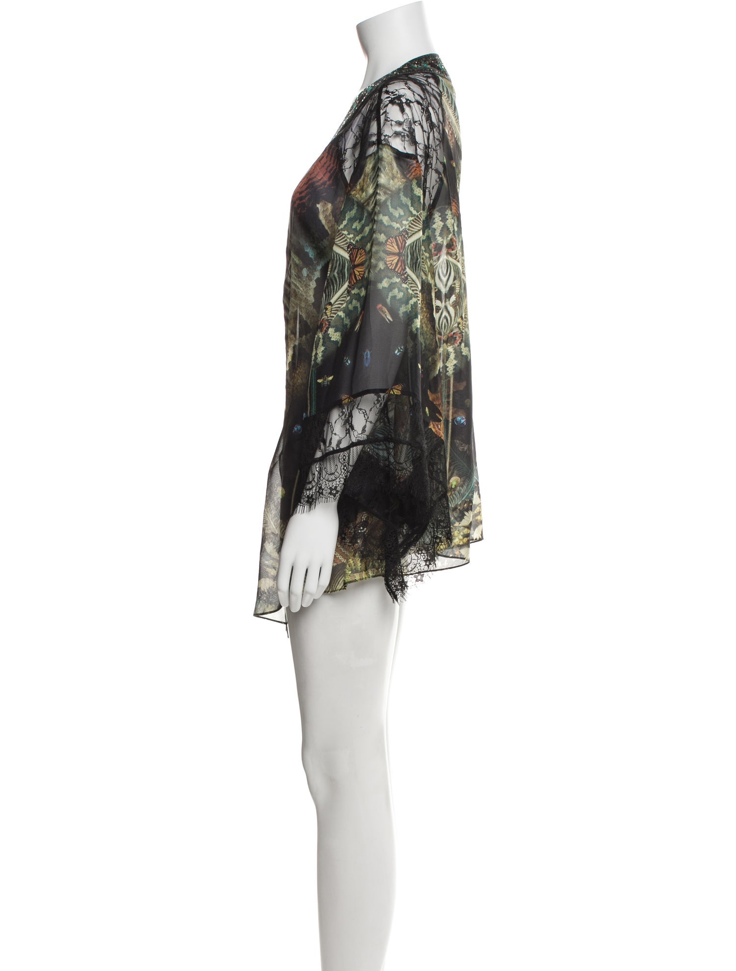 Camilla Silk Printed Robe