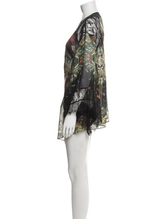 Camilla Silk Printed Robe