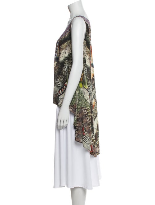 Camilla Silk Printed Top