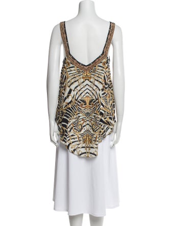 Camilla Silk Printed Top