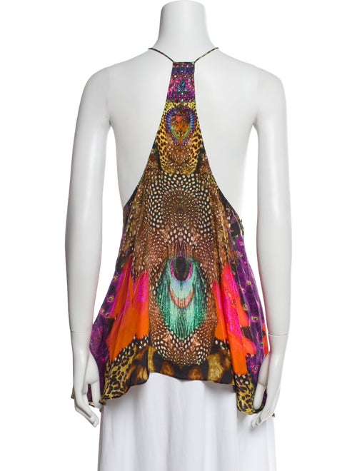 Camilla Silk Printed Top
