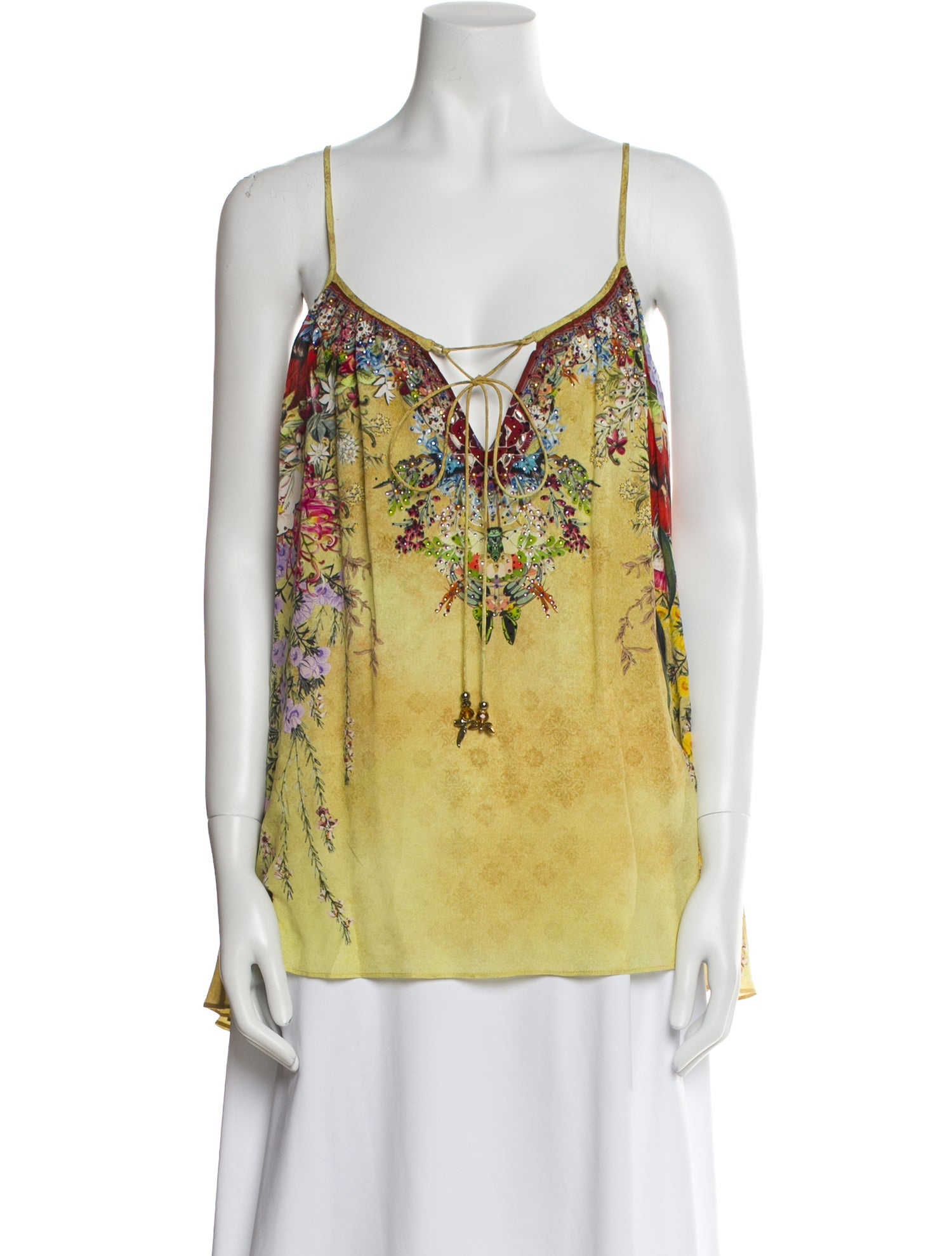 Camilla Silk Printed Top