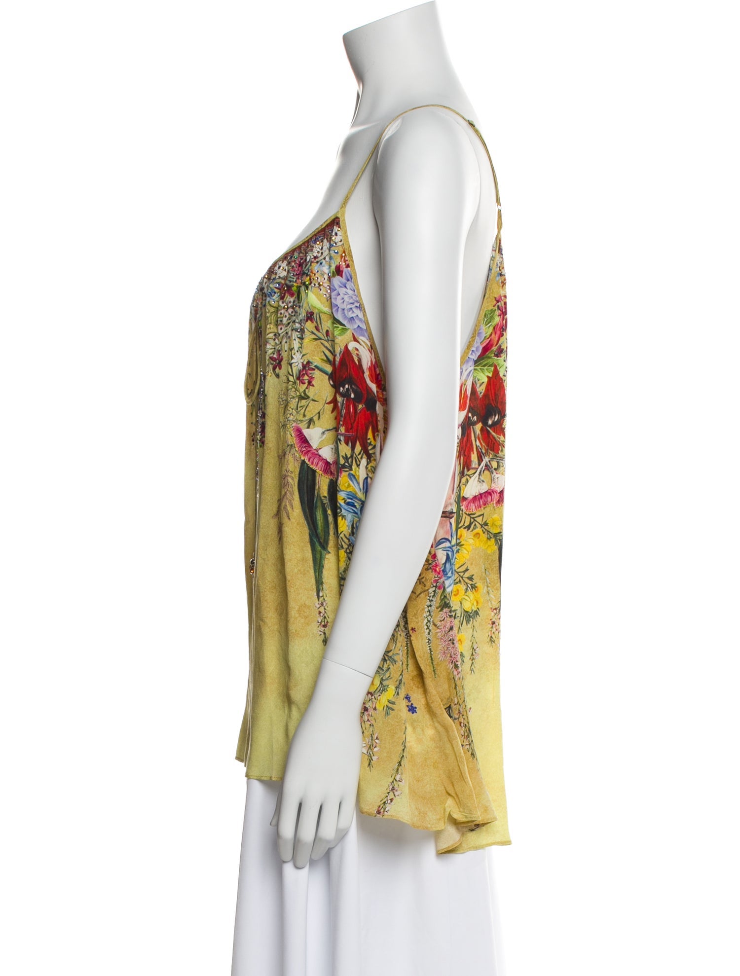 Camilla Silk Printed Top