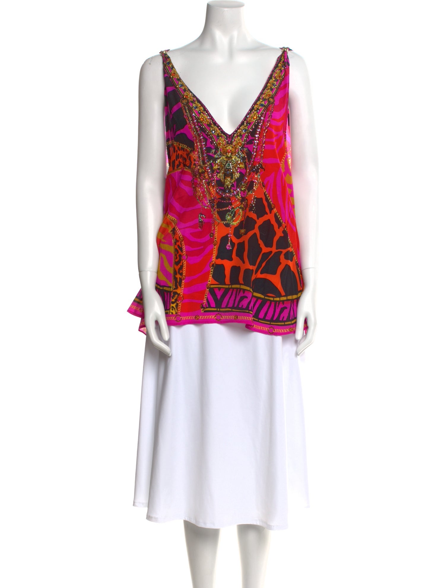 Camilla Silk Printed Tunic