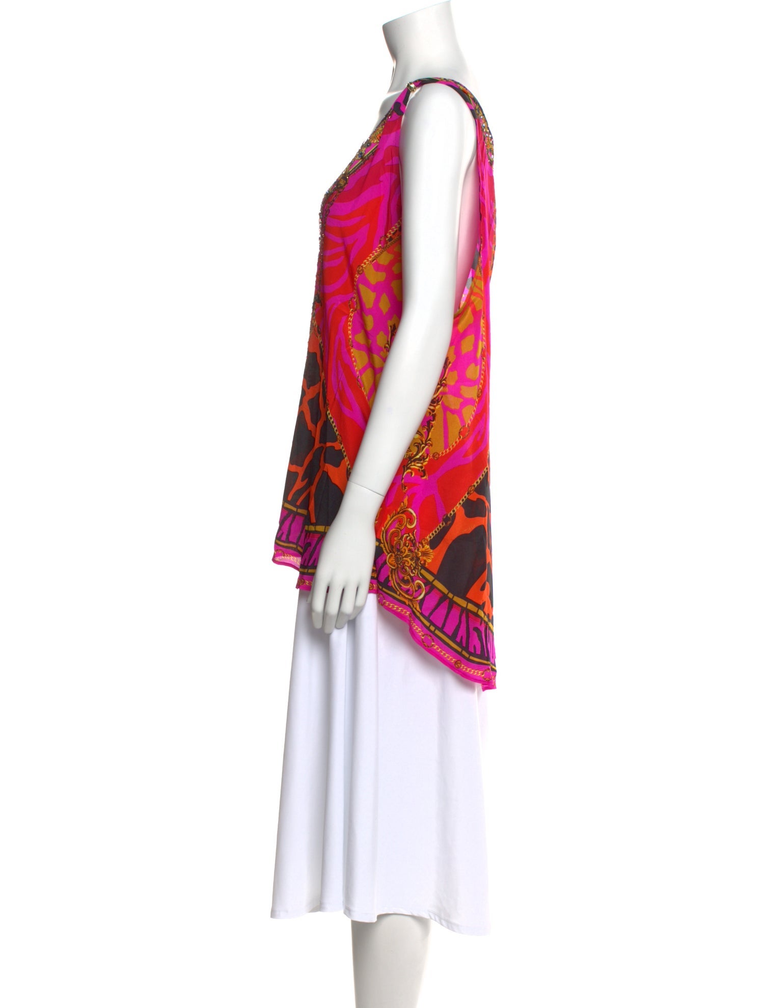 Camilla Silk Printed Tunic