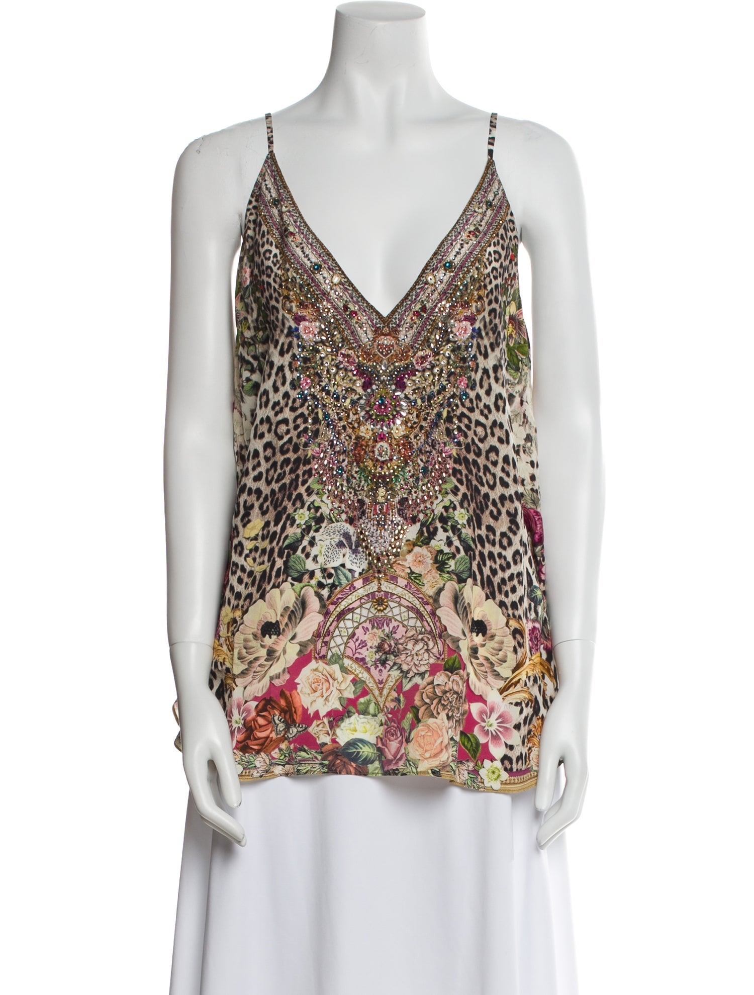 Camilla Silk Printed Top