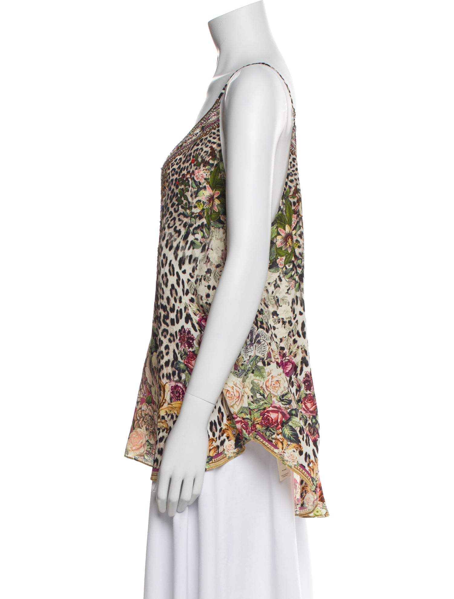 Camilla Silk Printed Top