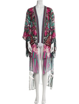 Camilla Silk Printed Robe