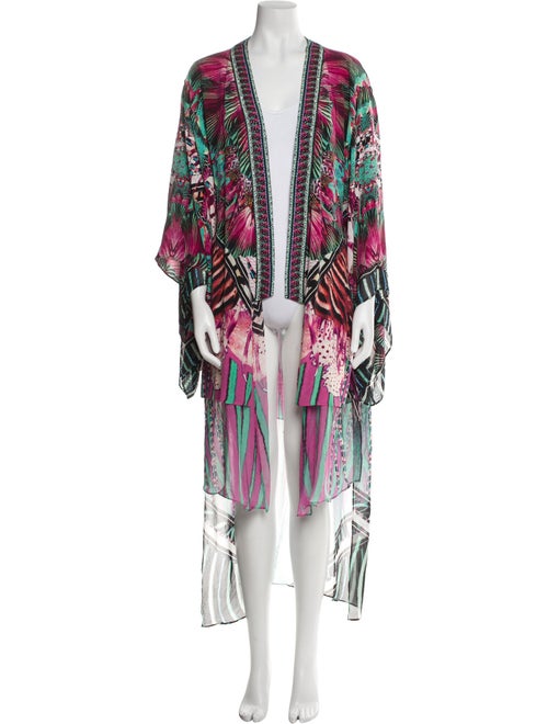 Camilla Silk Printed Robe