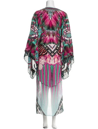 Camilla Silk Printed Robe