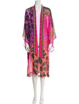 Camilla Silk Printed Robe