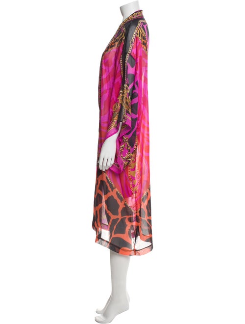 Camilla Silk Printed Robe