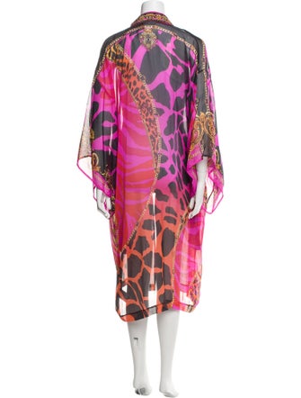 Camilla Silk Printed Robe