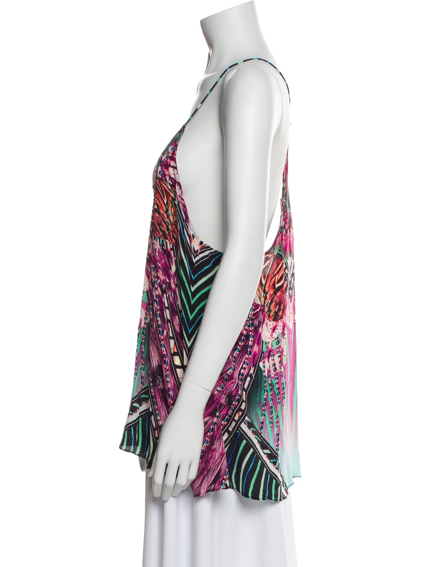 Camilla Silk Printed Top