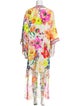 Camilla Silk Floral Print Robe