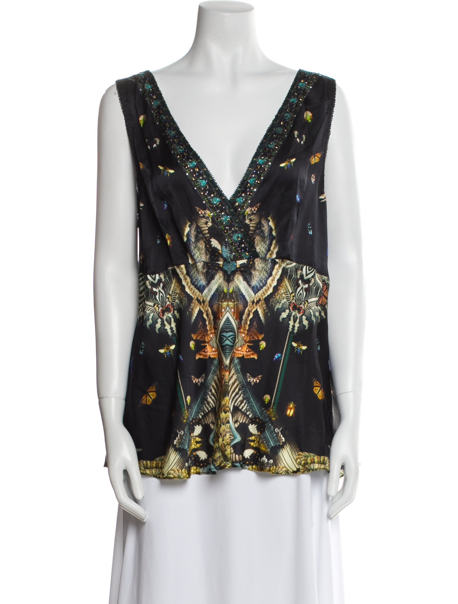 Camilla Silk Printed Blouse