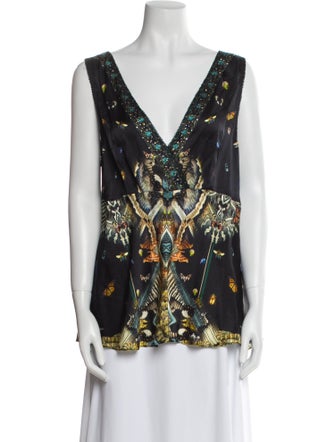 Camilla Silk Printed Blouse