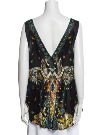 Camilla Silk Printed Blouse