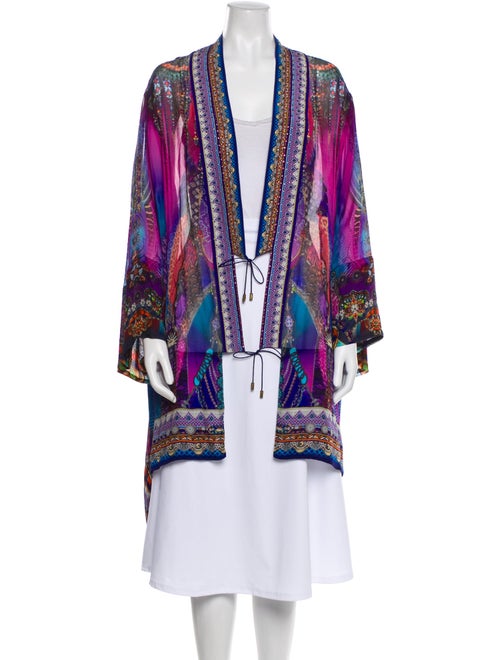 Camilla Silk Printed Robe