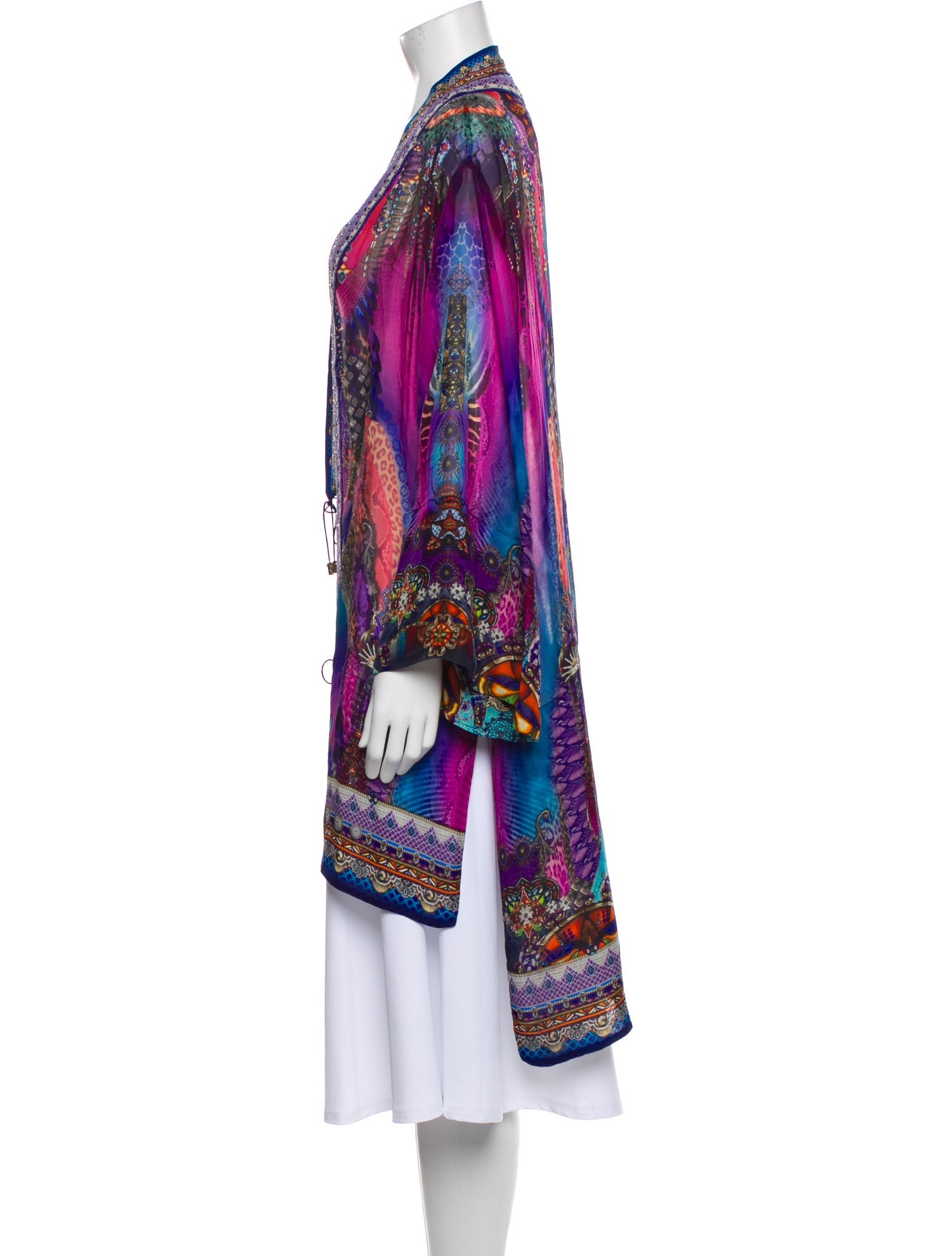 Camilla Silk Printed Robe