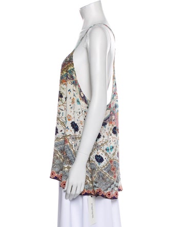 Camilla Silk Printed Top