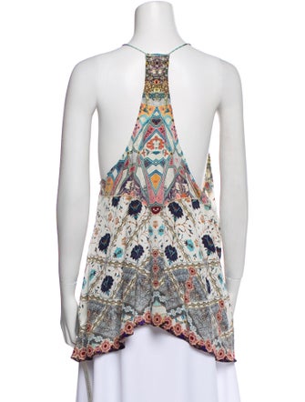 Camilla Silk Printed Top