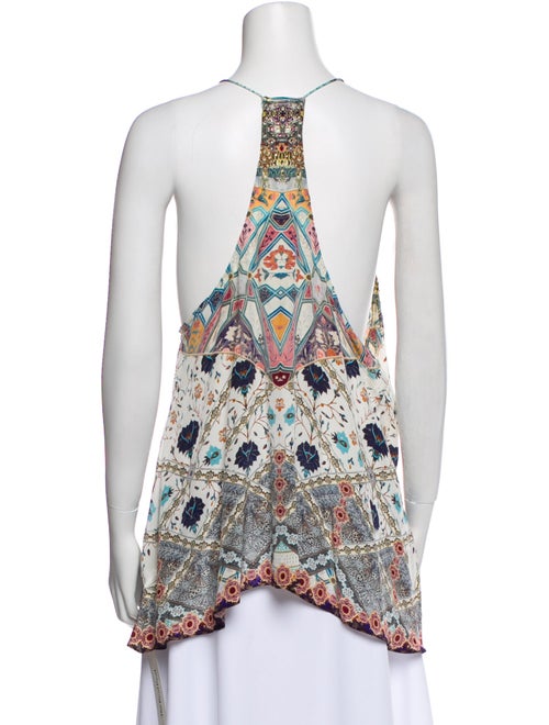 Camilla Silk Printed Top
