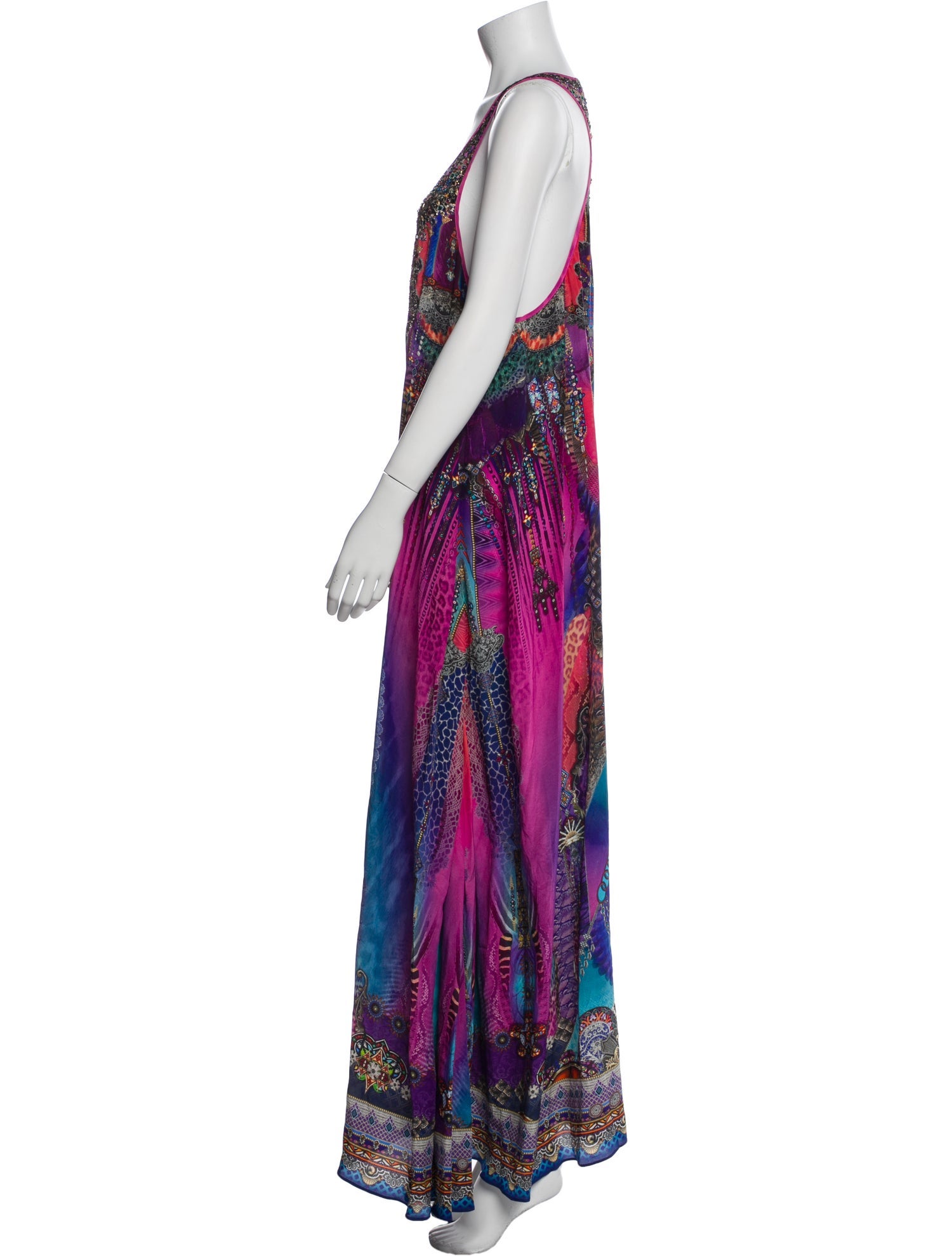 Camilla Silk Long Dress