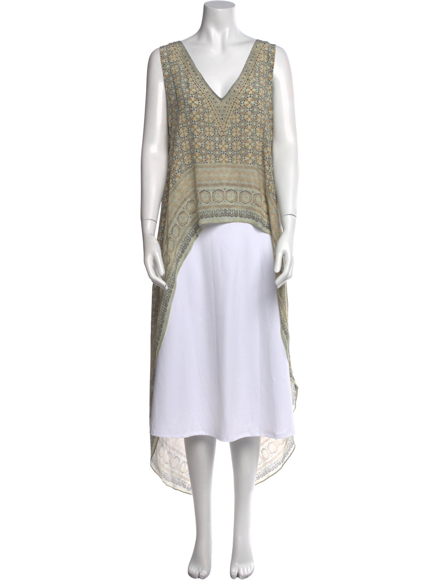 Camilla Silk Printed Tunic