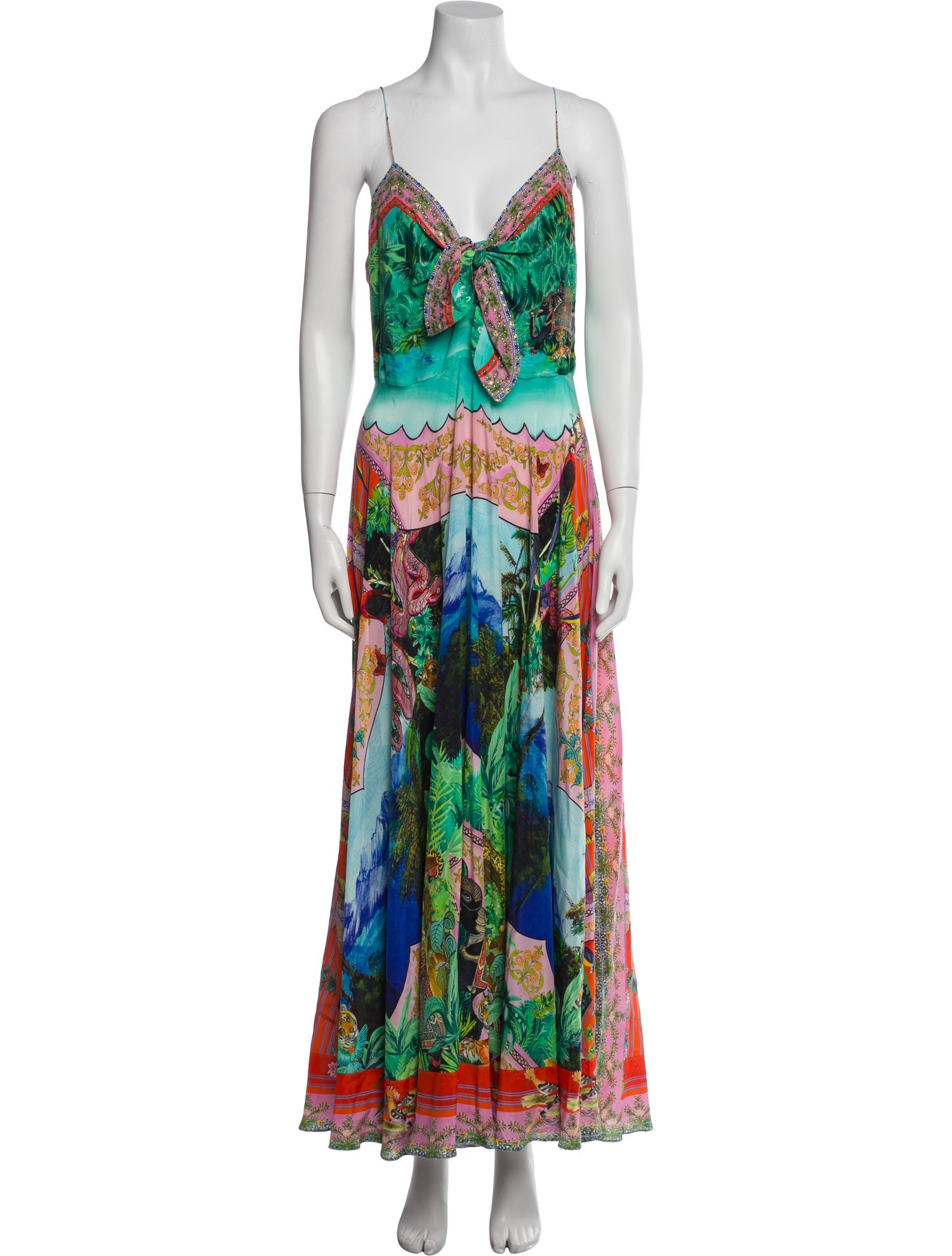 Camilla Silk Long Dress