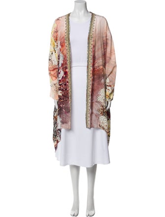 Camilla Silk Printed Robe